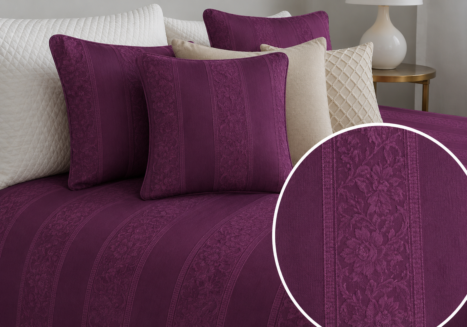 Colcha Rustik MORADO 01