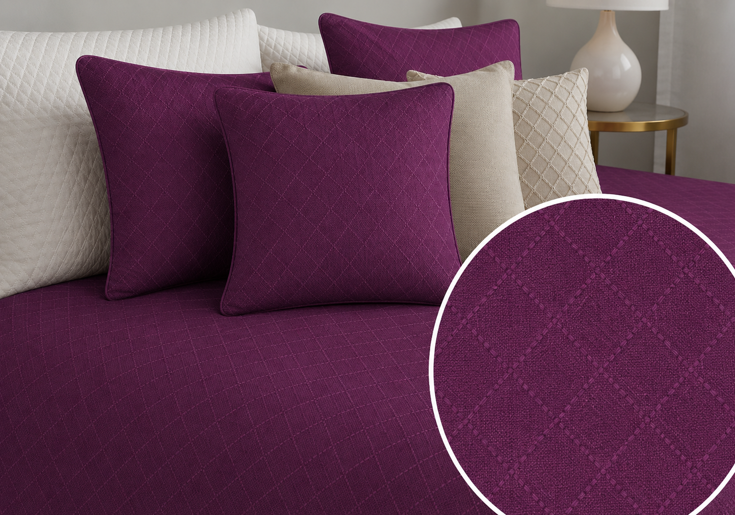 Colcha Rustik MORADO 04
