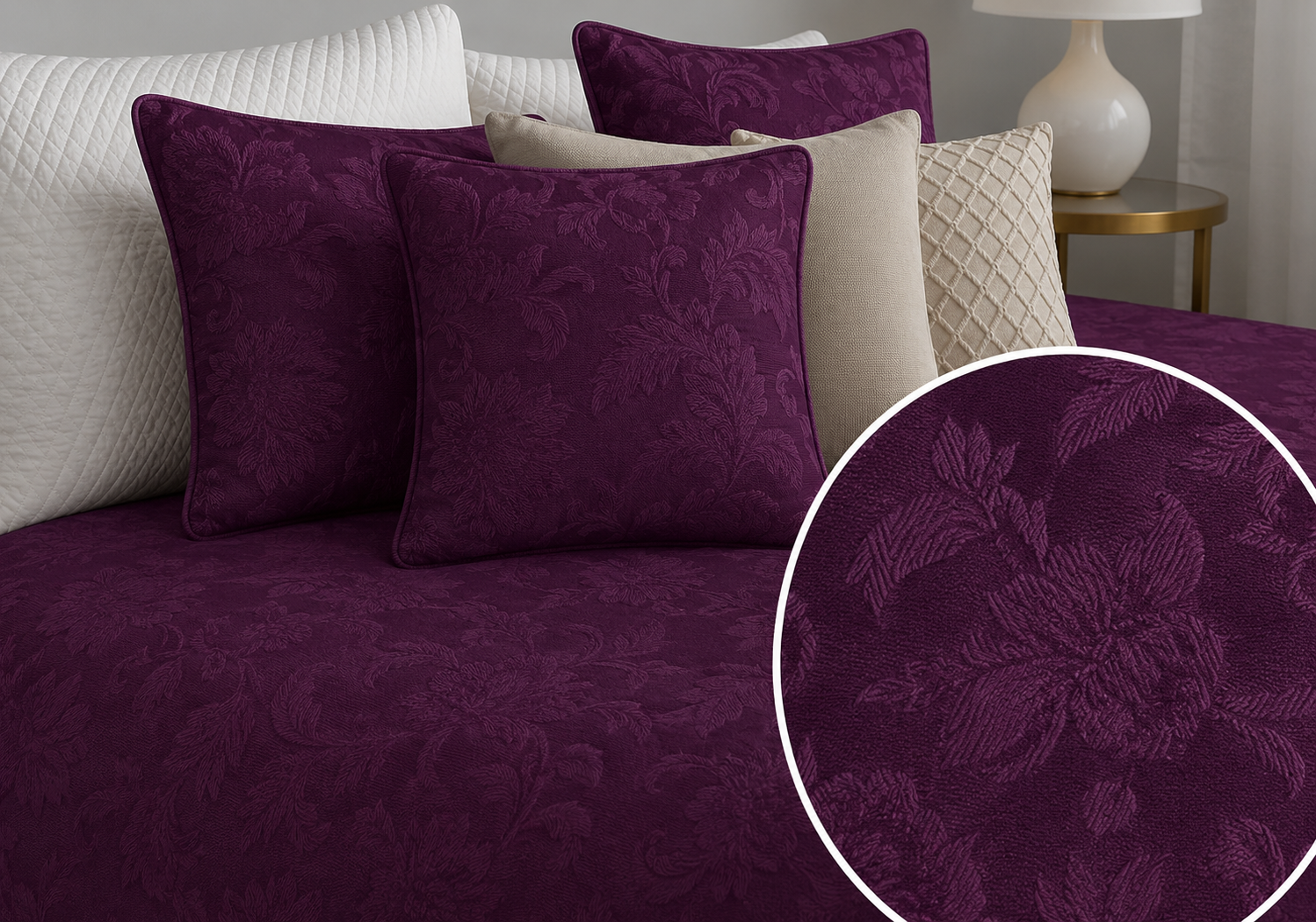 Colcha Rustik MORADO 05
