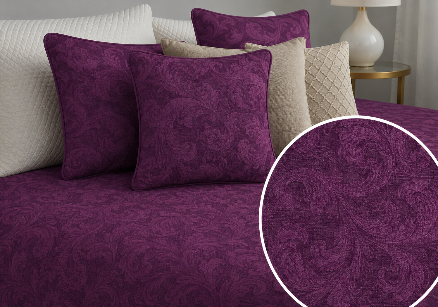Colcha Rustik MORADO 08