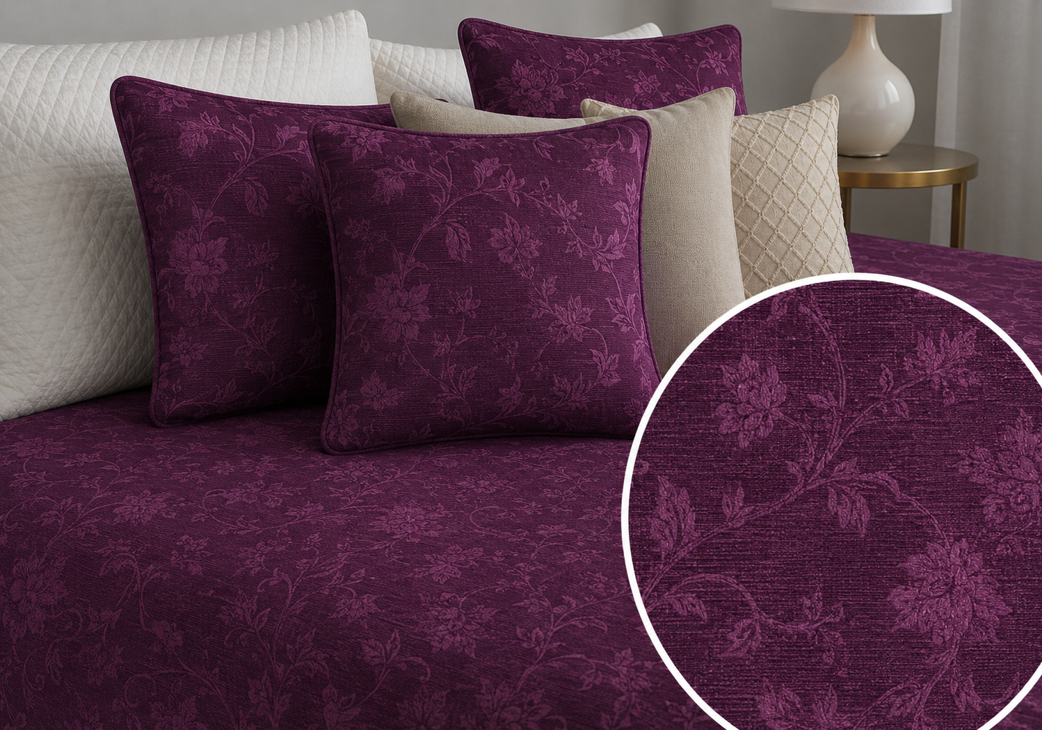 Colcha Rustik MORADO 09