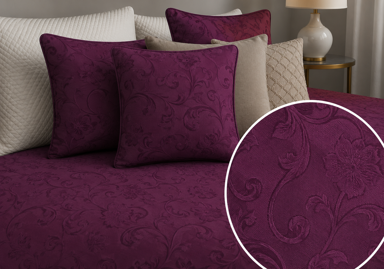 Colcha Rustik MORADO 15