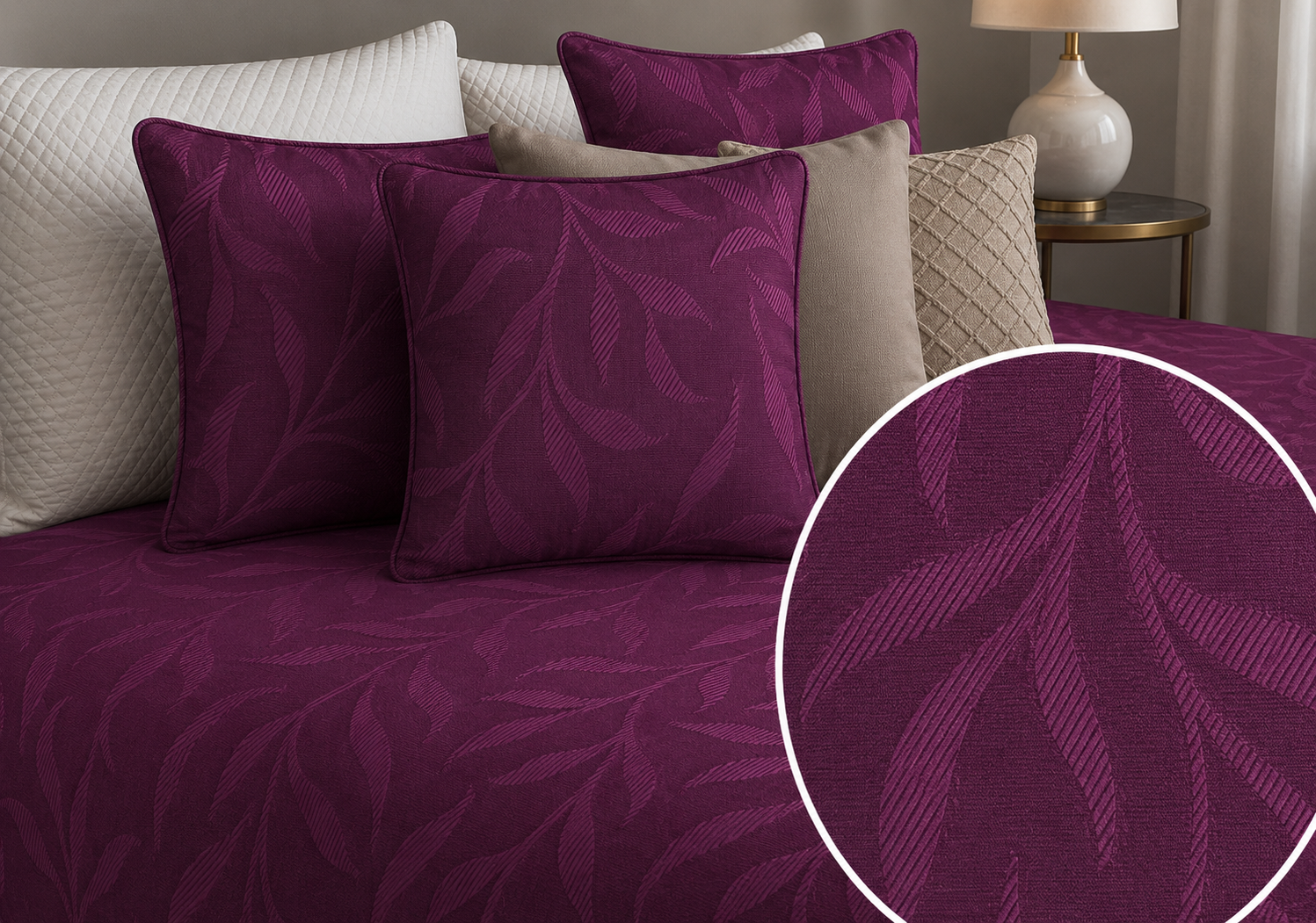 Colcha Rustik MORADO 18