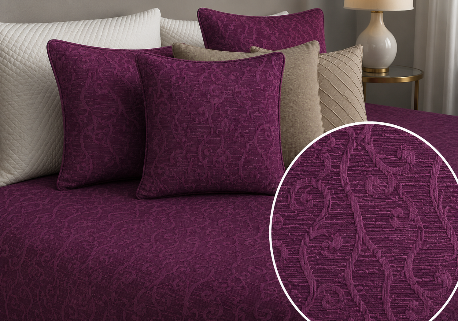Colcha Rustik MORADO 21