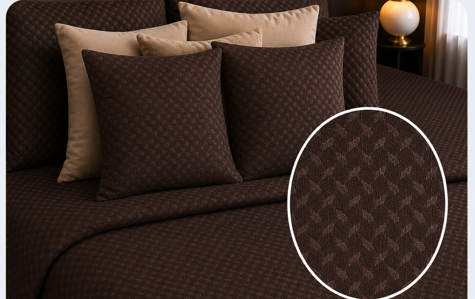 Colcha Rustik CHOCOLATE 03