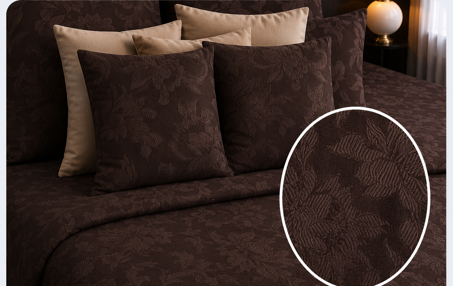 Colcha Rustik CHOCOLATE 06
