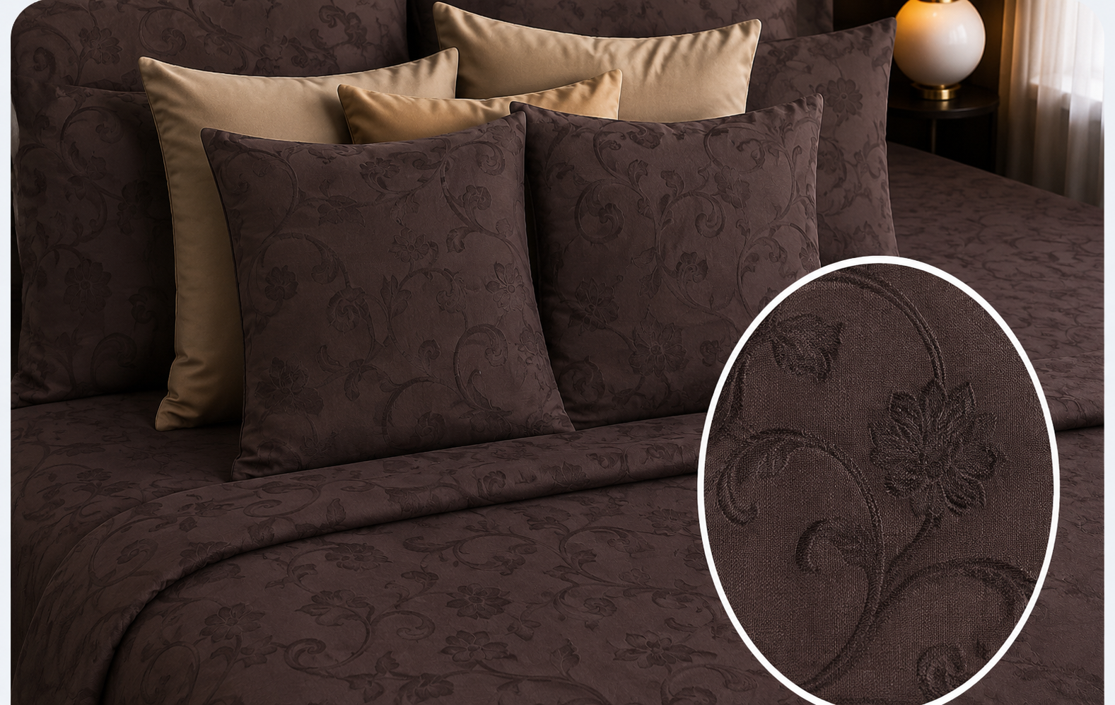 Colcha Rustik CHOCOLATE 16