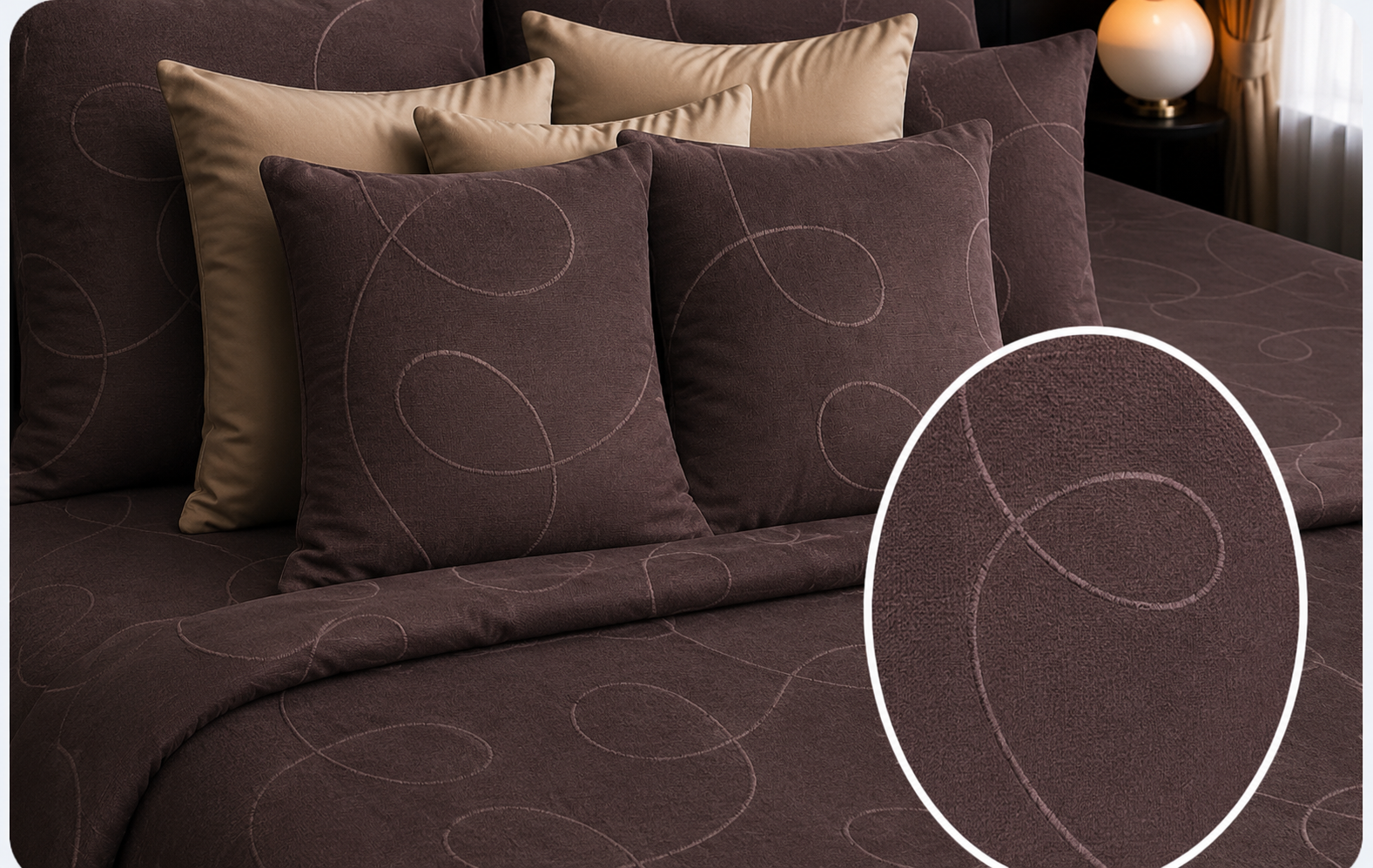 Colcha Rustik CHOCOLATE 20