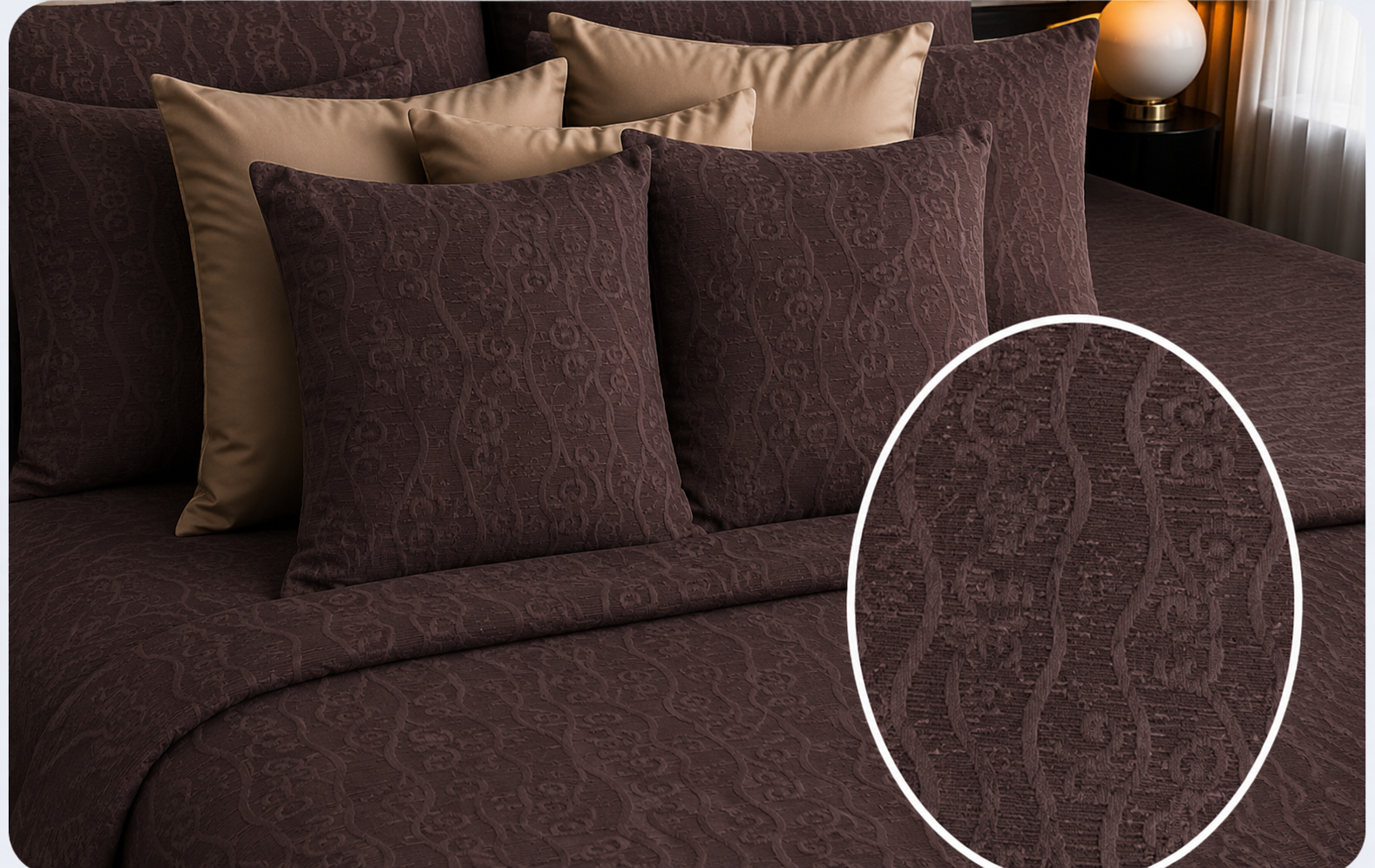 Colcha Rustik CHOCOLATE 22