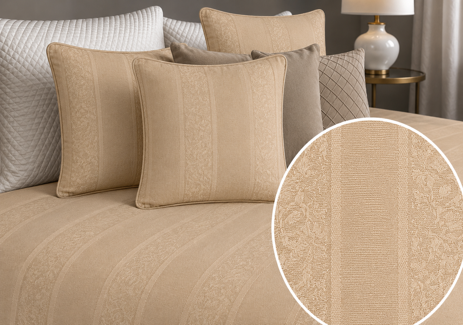 Colcha Rustik BEIGE 01