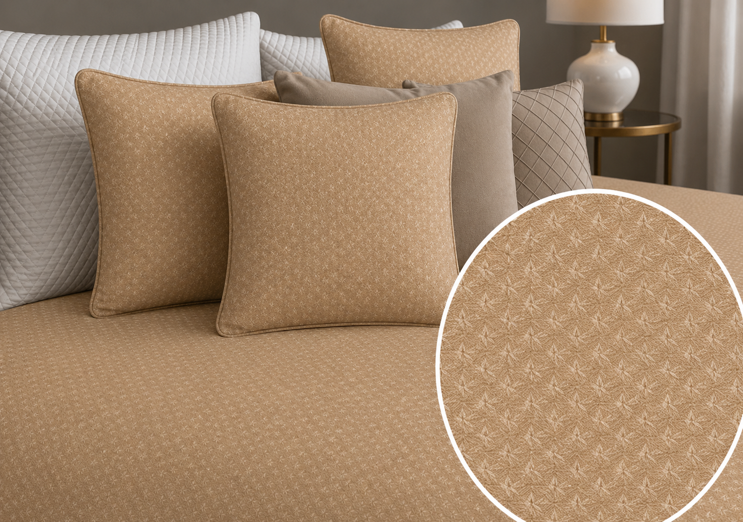 Colcha Rustik BEIGE 02