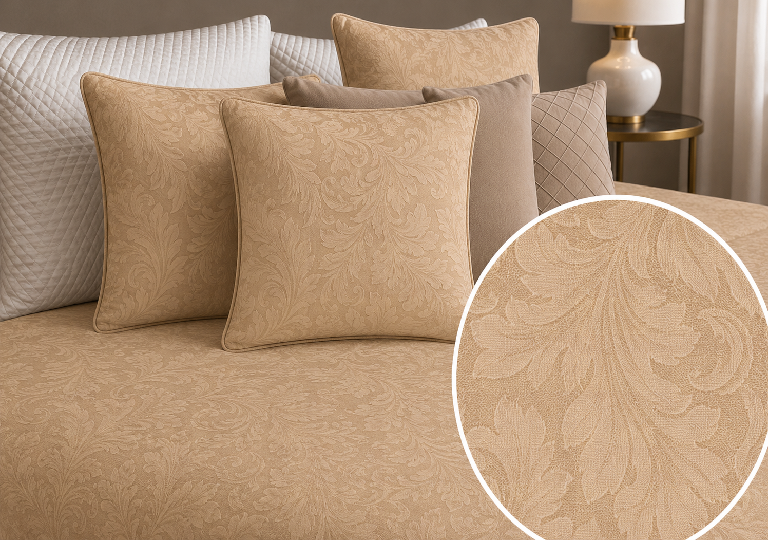 Colcha Rustik BEIGE 07