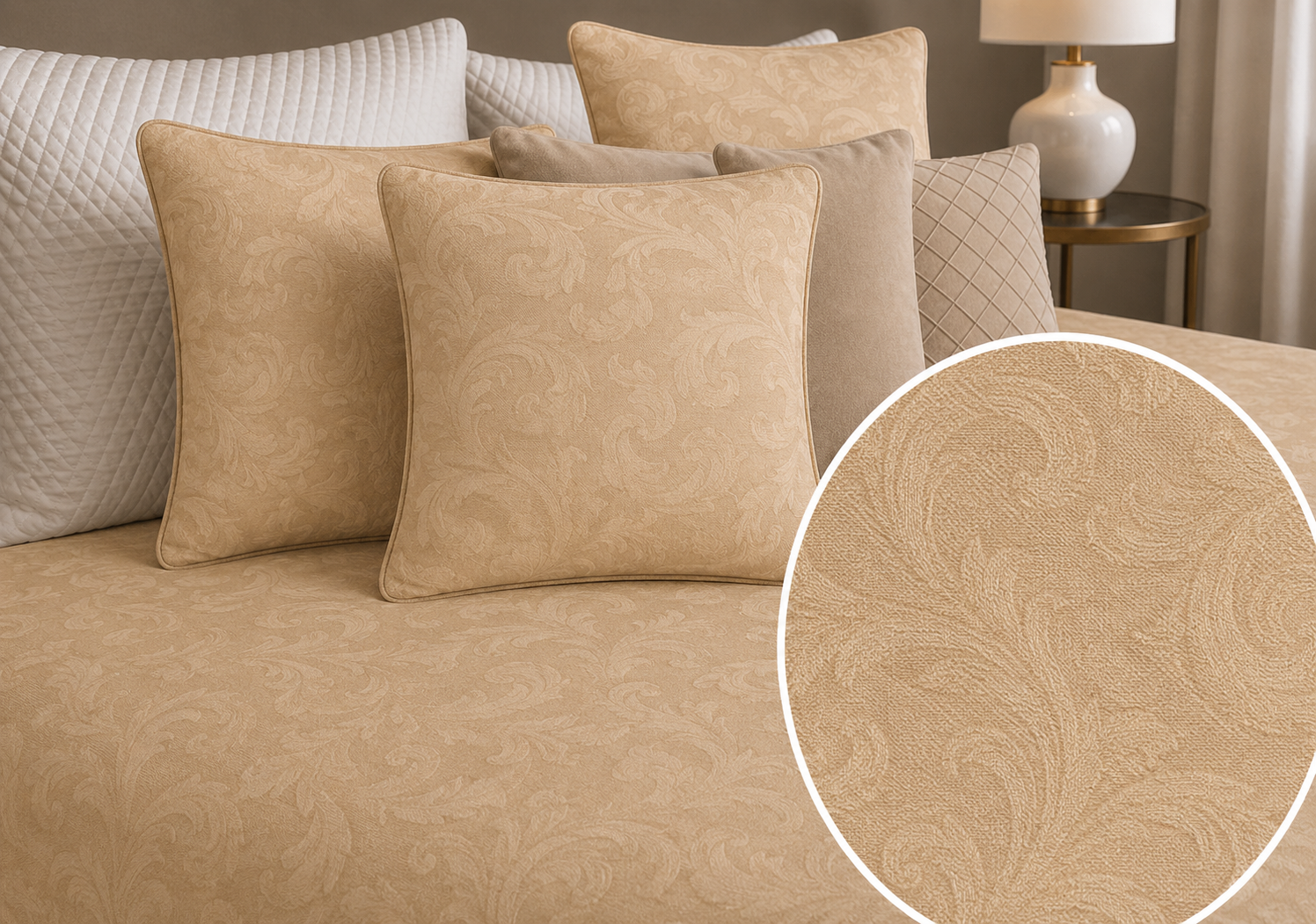 Colcha Rustik BEIGE 08