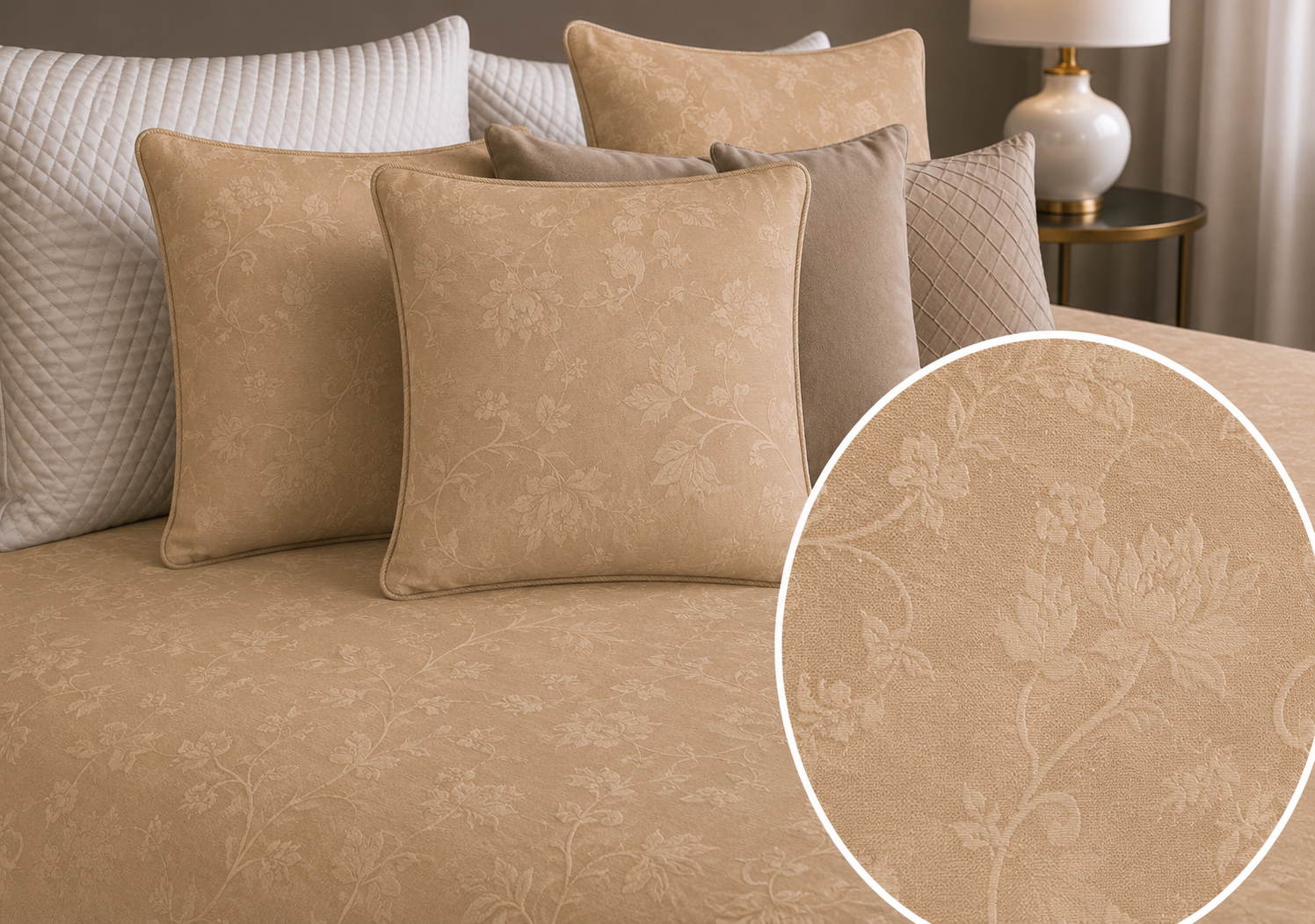 Colcha Rustik BEIGE 09