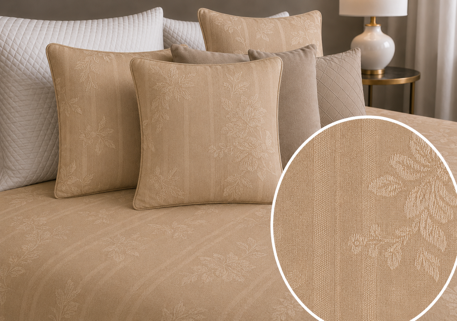 Colcha Rustik BEIGE 10