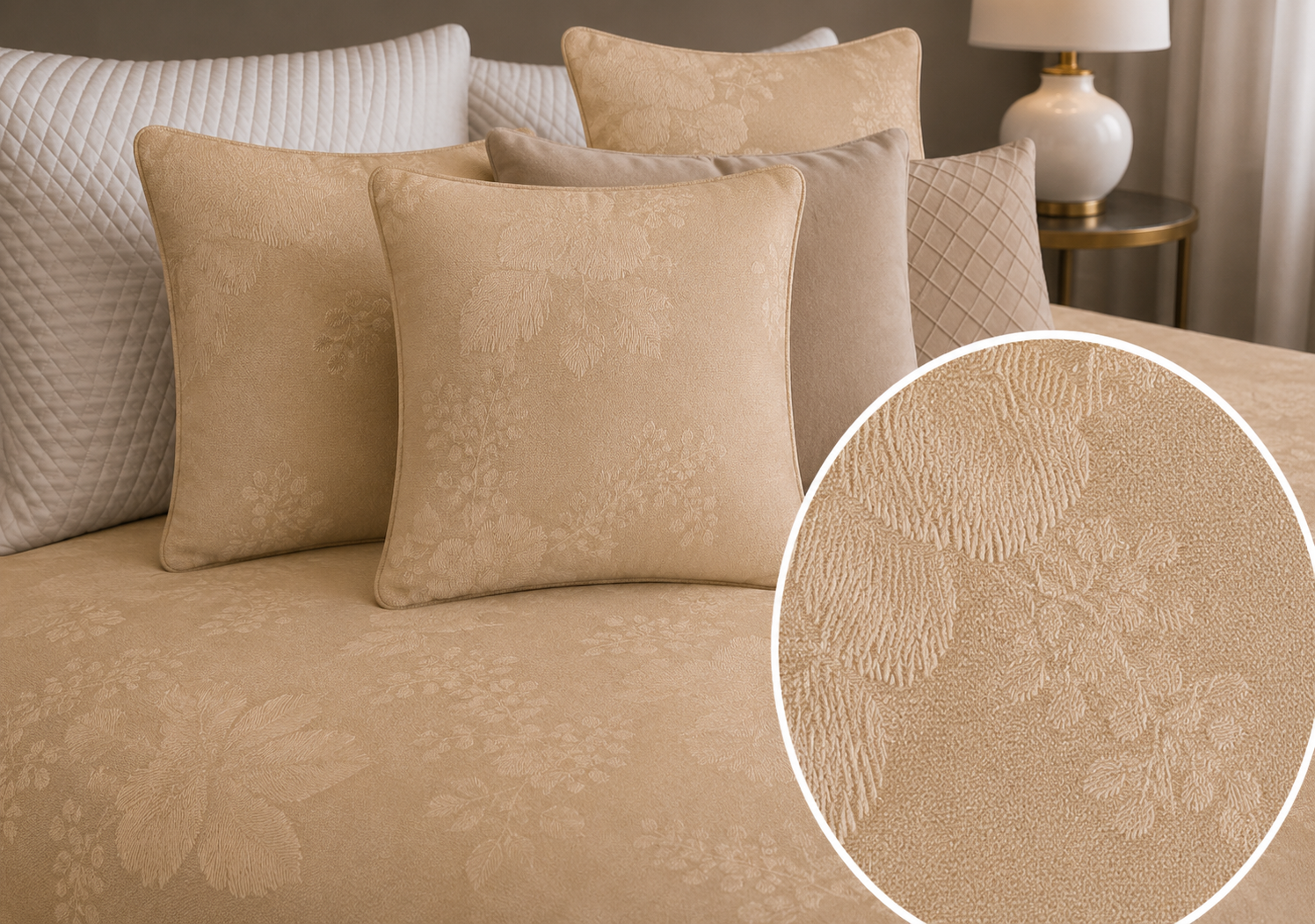 Colcha Rustik BEIGE 12