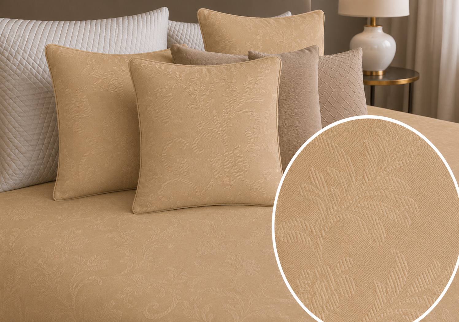 Colcha Rustik BEIGE 15