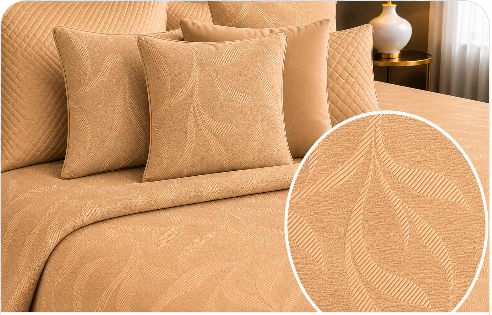Colcha Rustik BEIGE 18